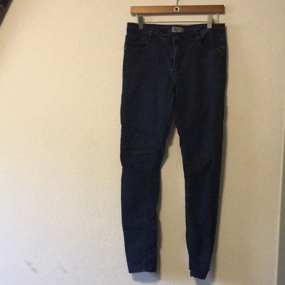 Denim skinny jeans!
